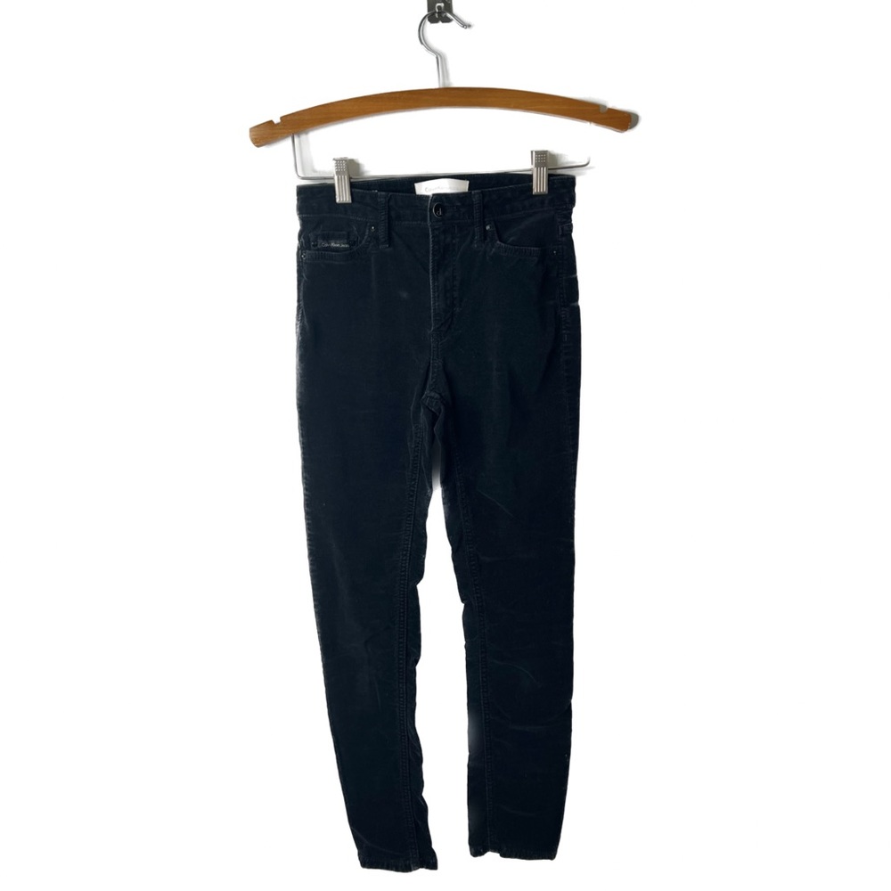 CALVIN KLEIN JEANS BLACK ANKLE SKINNY JEGGINGS E7
